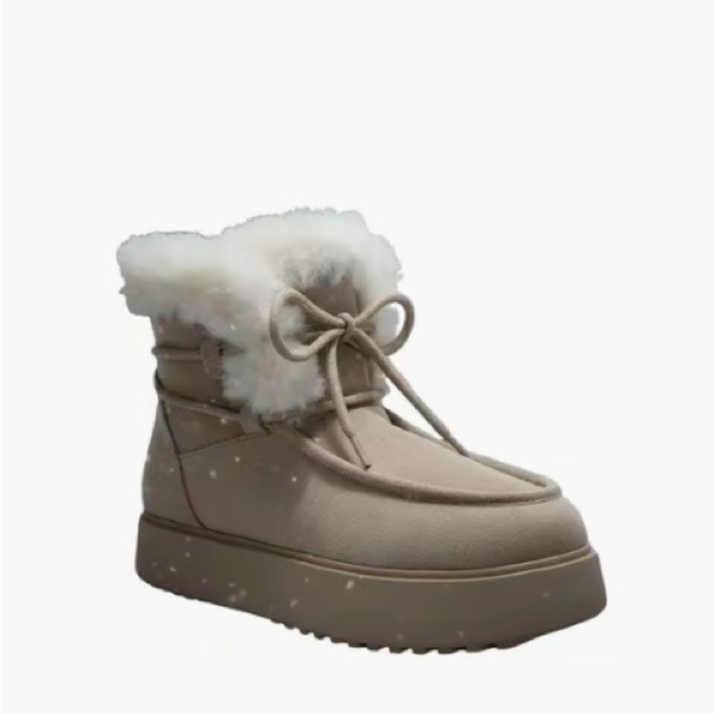 Cozy Beige Winter Boots for Women